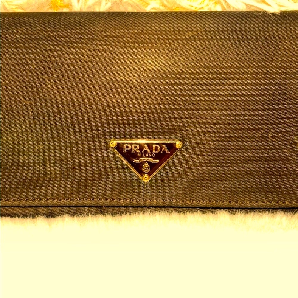 Authentic Nylon Prada Bifold Long Wallet - Picture 10 of 12